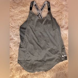 Nike Dri-Fit Tank Top - just do it on straps